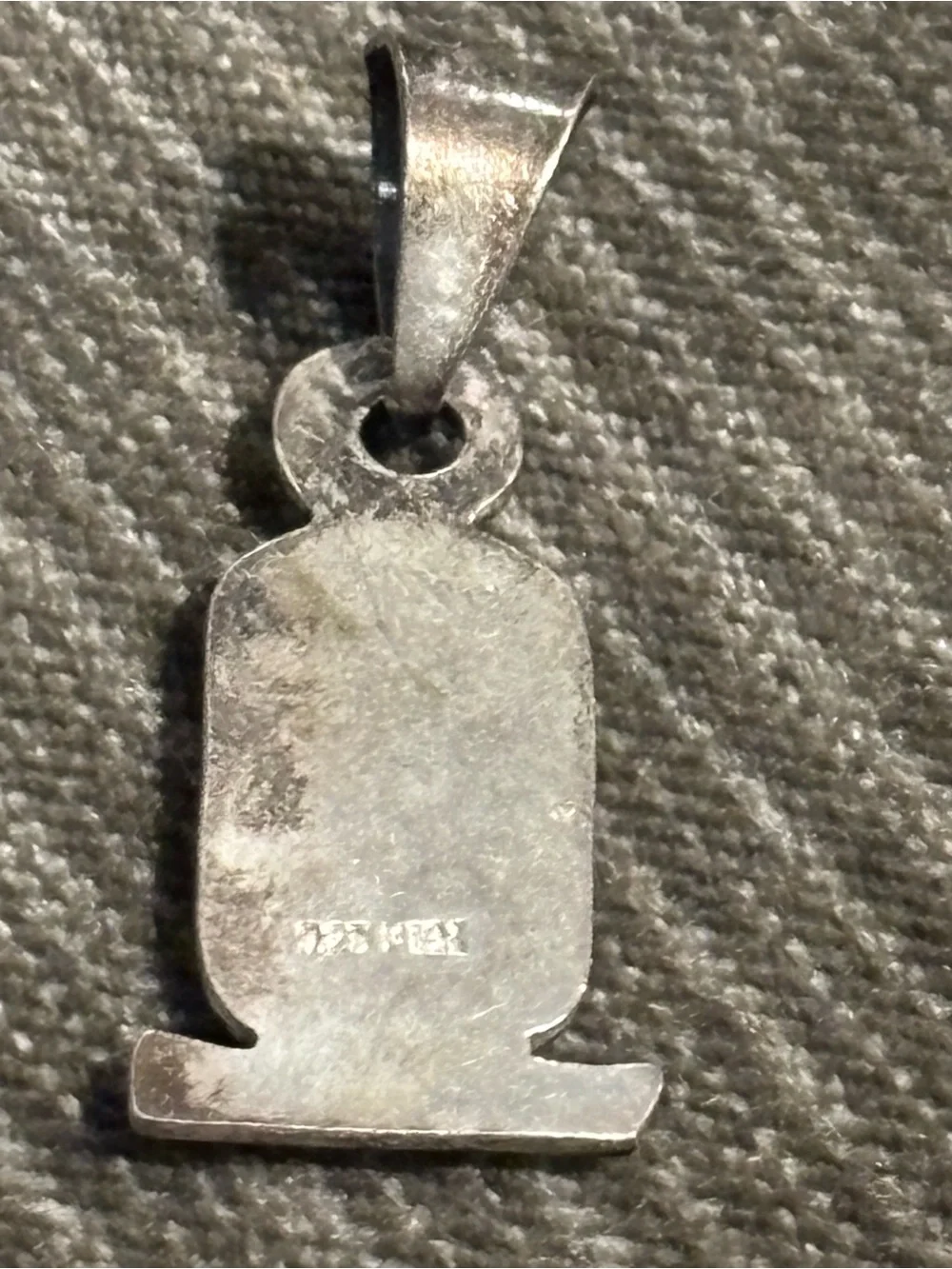 Men's .925 Sterling Silver Egyptian/Mayan Scarab Pendant Fine Jewelry